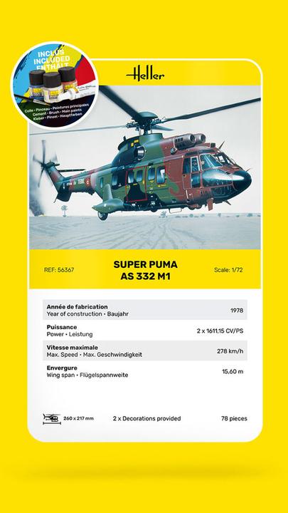 Immagine prodotto Heller KIT STARTER Super Puma AS 332 M0
