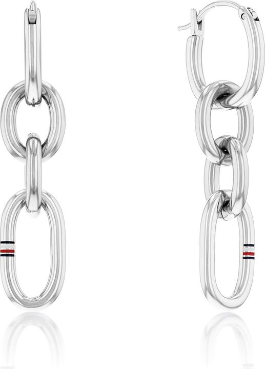 Immagine prodotto Tommy Hilfiger Orecchini moderni in acciaio con catena a contrasto 2780787