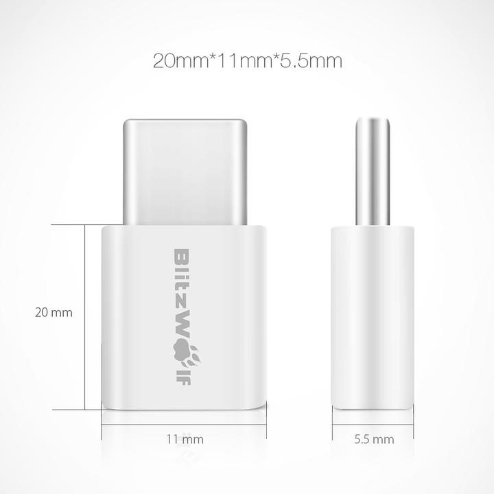 Produktbild BlitzWolf Adapter (Micro USB, USB-C)