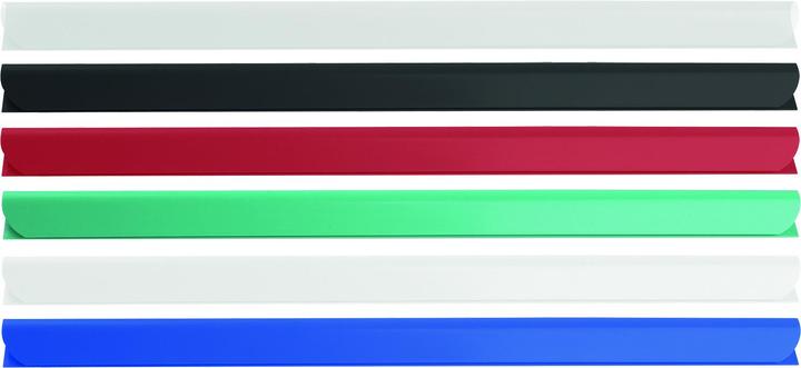 Produktbild Donau Slidebinder clip, pvc, a4, 8mm, bis 80 blatt, weiss