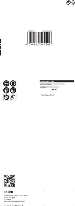 Produktbild Bosch Professional Zubehör EXPERT C470 Schleifpapier-Set für Schwingschleifer, 93 x 230 mm, G 3x60/4x80/3x120, 10-tlg. (60, 80, 120)