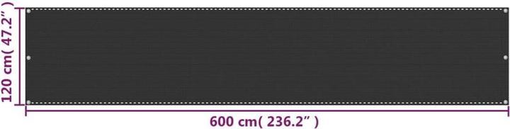 Produktbild vidaXL Balkonschirm (600 cm)