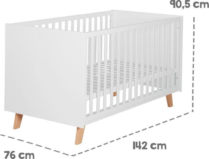 Actual product image Roba Smile (Baby cot, Children's wardrobes, Changing unit)