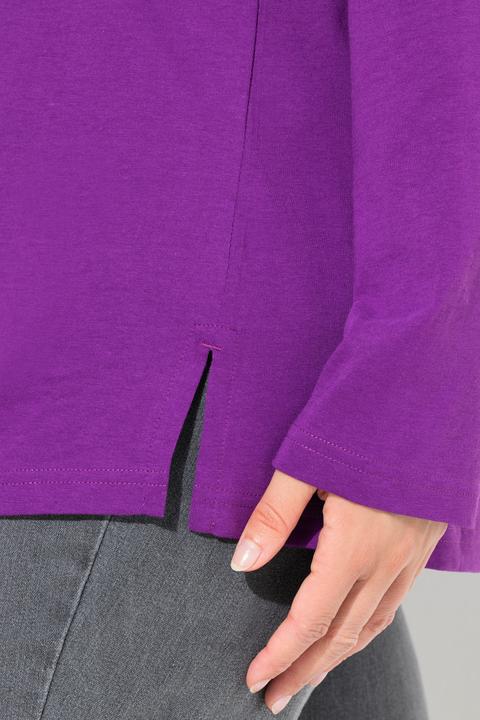 Image du produit Ulla Popken T-shirt de Noël, coupe classique à col rond et manches longues (46, 48)