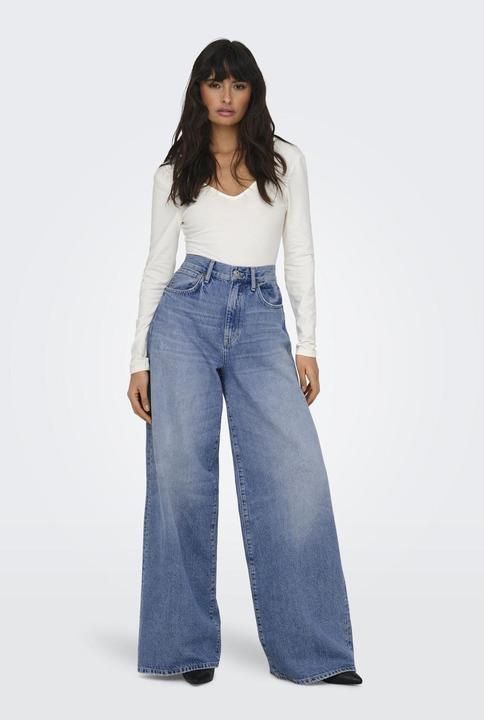 Immagine prodotto Only Taglio a gamba larga Jeans a vita alta Jeans a taglio largo (29)
