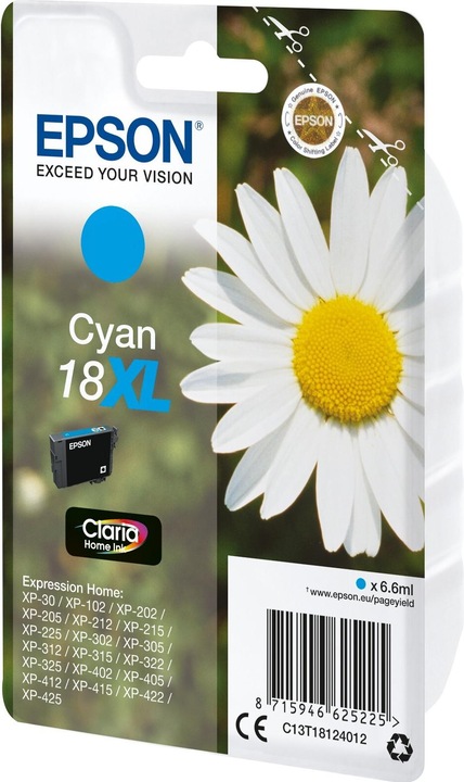 Actual product image Epson 18XL Claria Home (C)