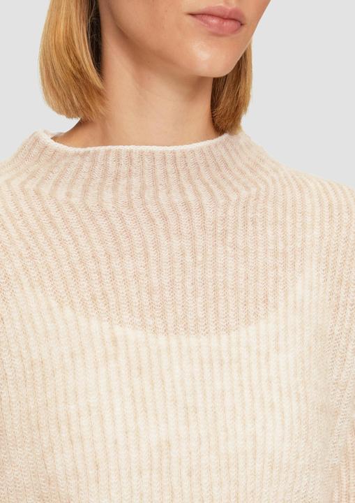 Image du produit s.Oliver Strickpullover Lockerer Rippstrickpullover aus Alpakamix (46)