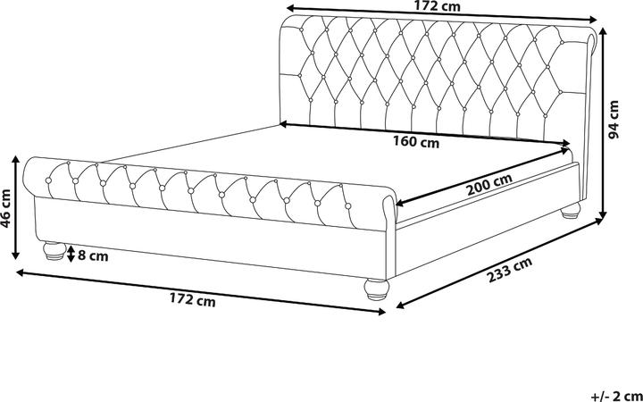 Actual product image Beliani Avallon (160 x 200 cm)