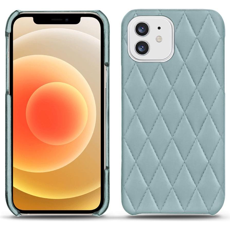 Noreve Lederschutzhülle (Apple iPhone 12), Smartphone Hülle, Blau