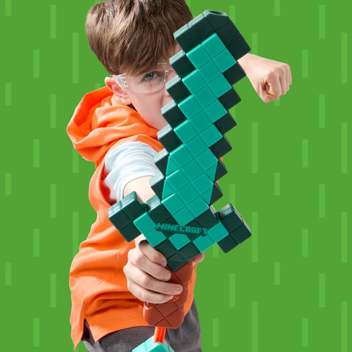 Actual product image Nerf HAS NER MINECRAFT blaster Diamond Sword
