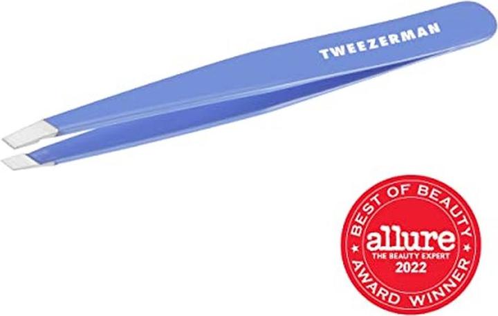 Image du produit Tweezerman Slant Tweezer Exclusive Professional Tweezers with Hand Filed Tips and Calibrated Tension (pinces à