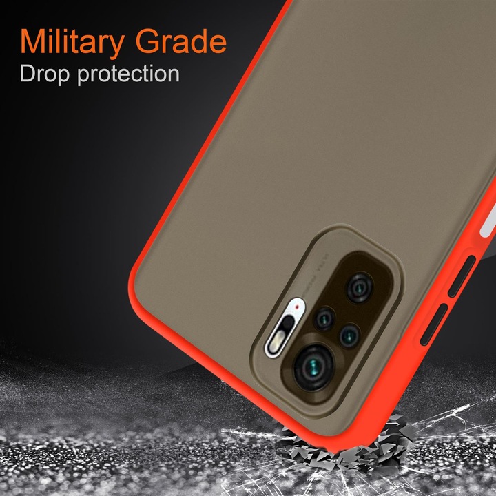 Produktbild Cadorabo Hybrid Matt Cover (Xiaomi Redmi Note 10)