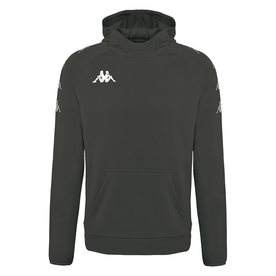 Kappa, Herren, Pullover, Diano Hoody Fleece Sweat, Schwarz, (M)