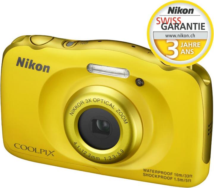 Nikon COOLPIX S33, Wasserfest bis 10m (1/3.2")