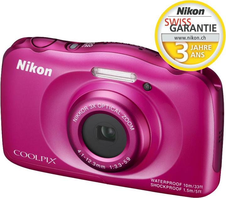 Produktbild Nikon Coolpix S33, Wasserfest bis 10m (13.20 Mpx, 1/3.2")