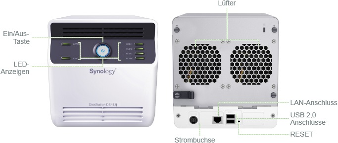 Produktbild Synology DS413j
