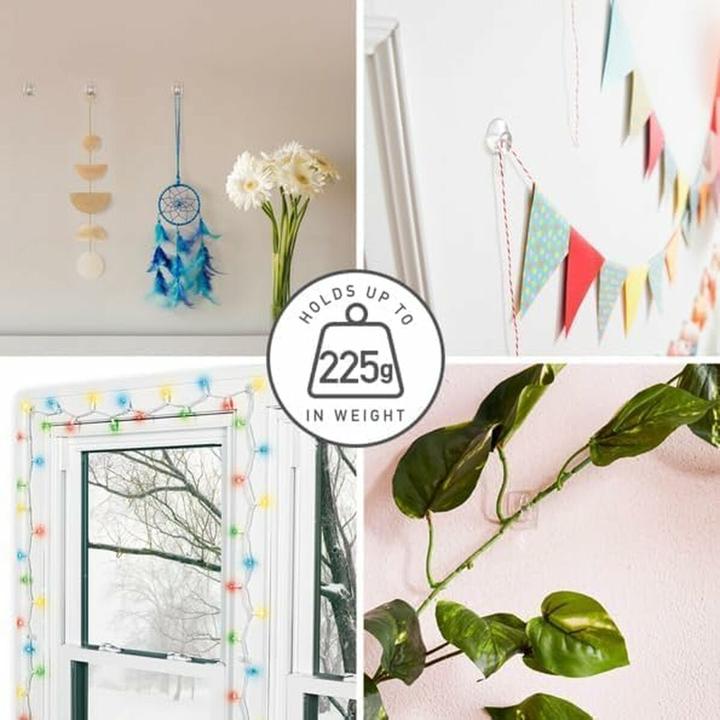 Produktbild 3M Plastik-Haken für verschiedene Zwecke, transparent