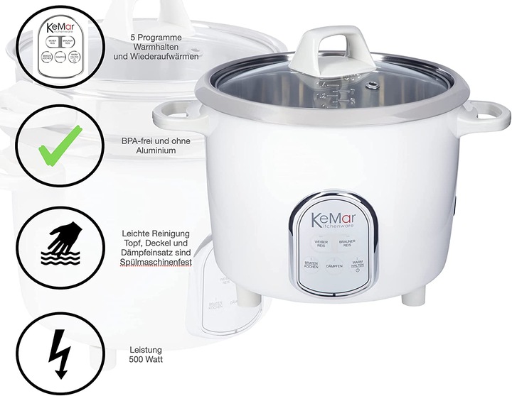 Actual product image KeMar Kitchenware KRC-175 Rice Cooker