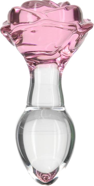 Produktbild Pillow Talk Rosy Luxurious Glass Anal Plug with Bonus Bullet