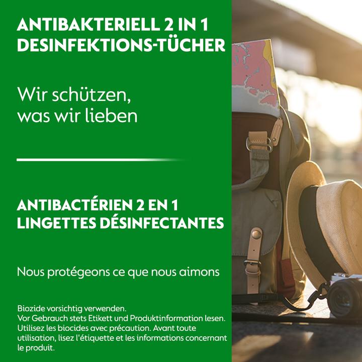 Image du produit Dettol Lingettes de désinfection 2en1