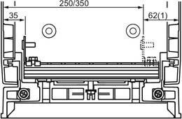 Produktbild Schneider Electric Adapterplatten für Vers. PLAZorZT T420mm NSYPTZ42P
