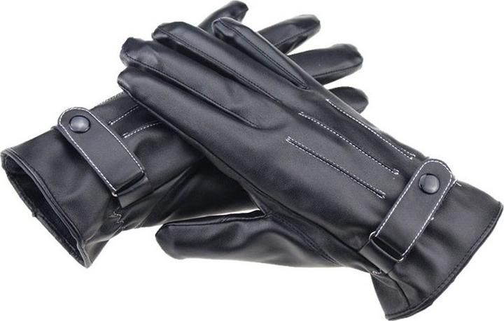 Actual product image PhoneLook Gants en similicuir pour écran tactile unisexe taille M (M)