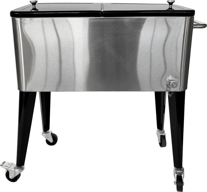 Axi Retro Cooler Stainless Steel (76 l)