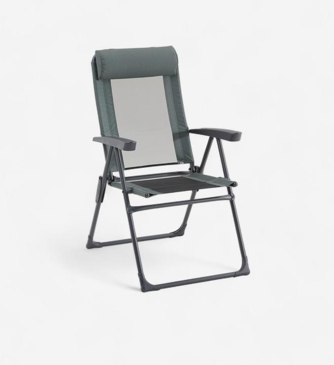 Immagine prodotto Quechua Sedia da campeggio comfort pieghevole regolabile in acciaio