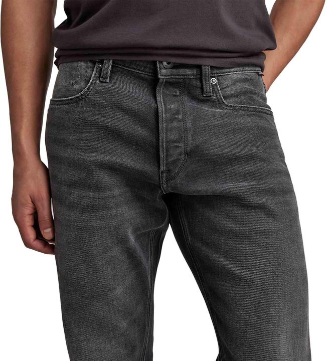 Actual product image G-Star Mosa Jeans Straight Fit Worn In Black Moon (W34/L34)