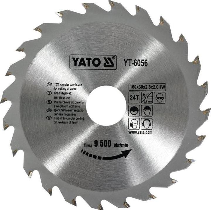 Actual product image Yato panel saw for wood 160x30mm 24 with YT-6056