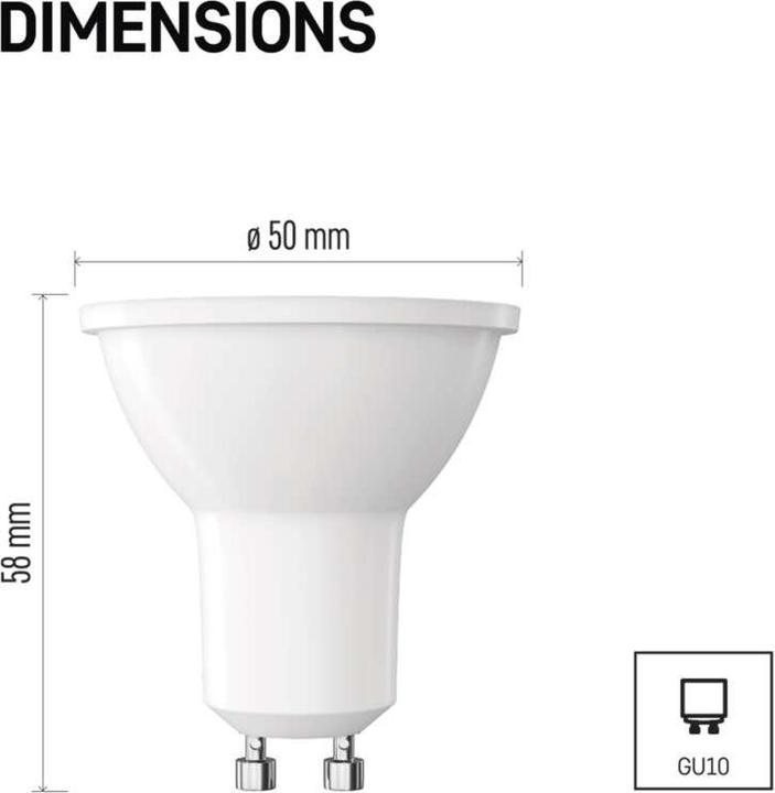 Immagine prodotto Emos Classico (GU10, 7 W, 806 lm, 3 x, E)