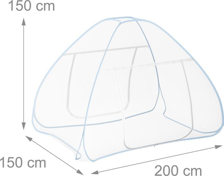 Image du produit Relaxdays Moustiquaire (150 x 150 cm)