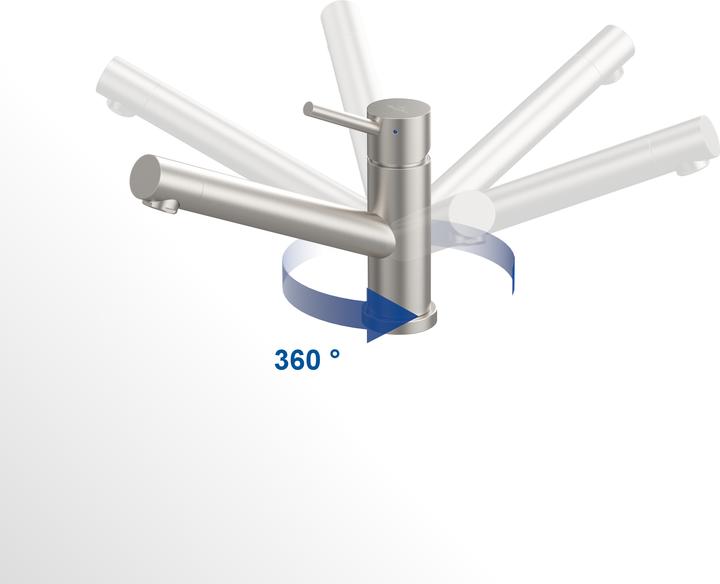 Actual product image Villeroy & Boch Como kitchen tap, stainless steel