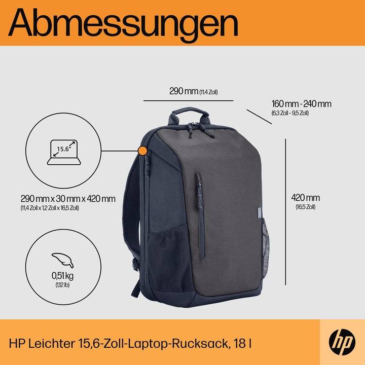 Actual product image HP Travel (18 l)