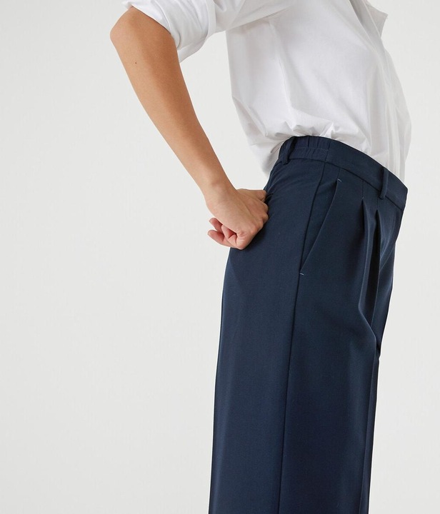 Actual product image La Redoute Collections Wide pleat trousers (42)