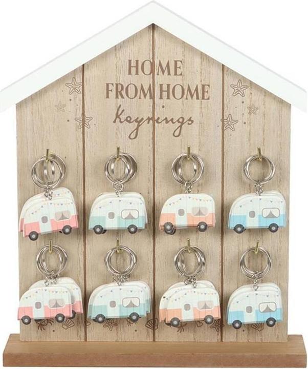 Actual product image Something Different Home from Home Caravan Keyring Set (Pack of 32)