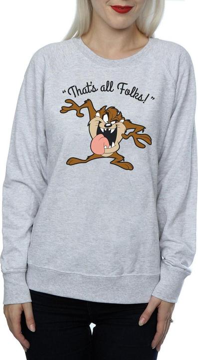 Produktbild Looney Tunes Womens/Ladies That's All Folks Taz Sweatshirt (L)