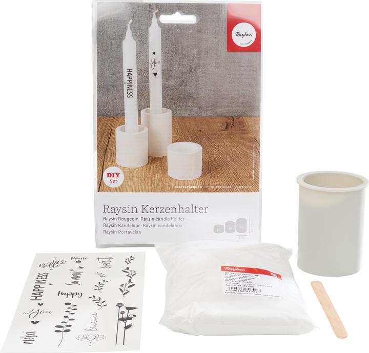 Actual product image Rayher Creative set "Raysin candle holder"