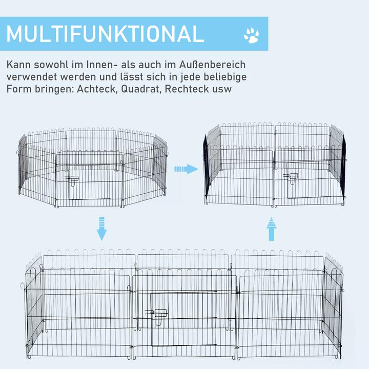 Actual product image PawHut Free-range enclosure for rabbits, hares and puppies