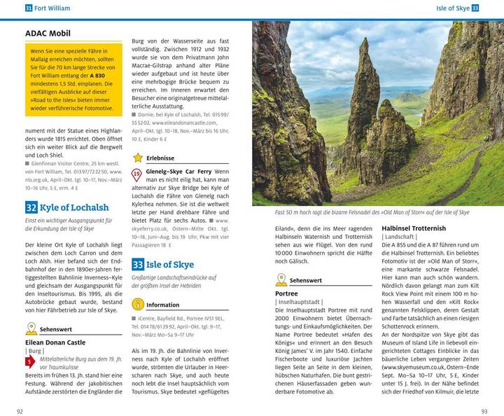Produktbild Adac Reiseführer Schottland (Deutsch, Annette Kossow, Wilfried Klöpping, 2024)