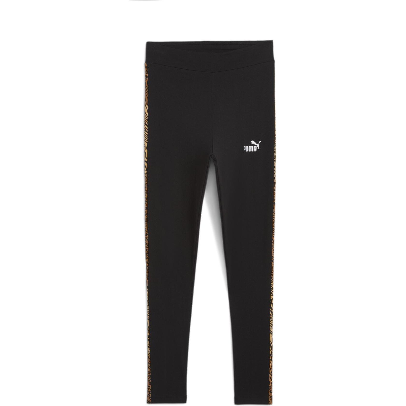 Puma, Damen, Tights, ESS GRAPHIC ANIMAL Leggings (XS), Schwarz, XS