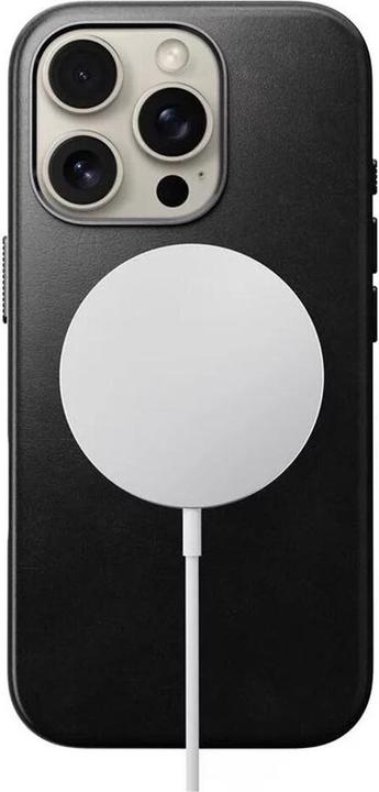 Produktbild Nomad Traditional Horween leather case iPhone 16 Pro - Black (Apple iPhone 16 Pro)