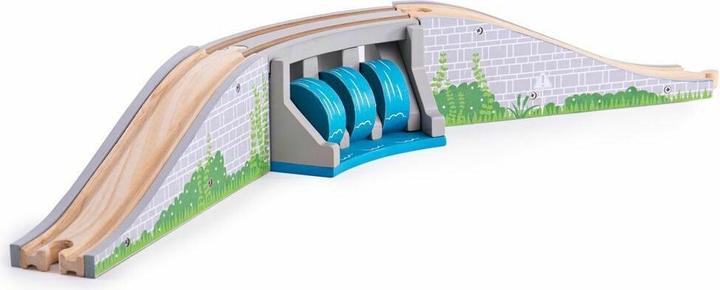 Actual product image Bigjigs Houten Rails - Brug met Waterval