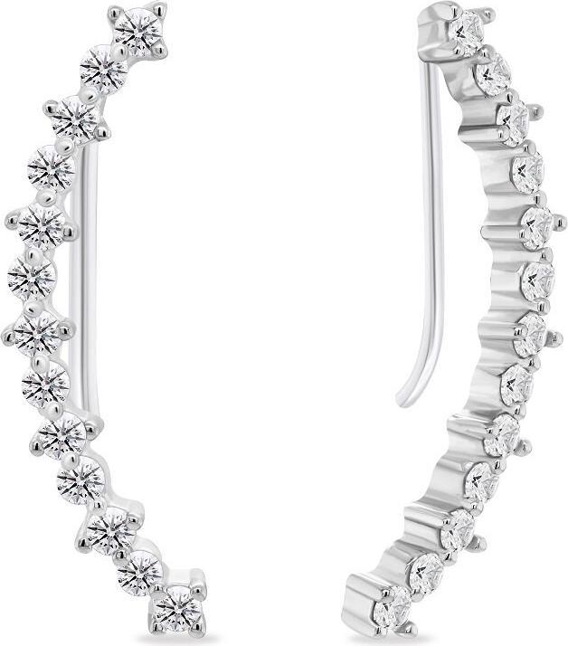 Immagine prodotto Brilio Argento - Orecchini lunghi scintillanti in argento EA967W