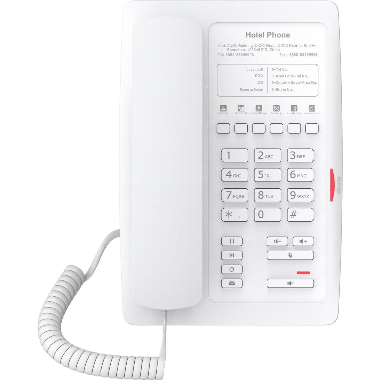 Thumbnail - Fanvil Hoteltelefon H3, Telefon, Weiss