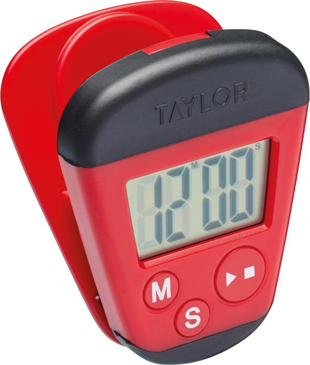 Taylor's Taylor Pro Clip Kitchen Digital 100 Minute Timer, Blister Packed