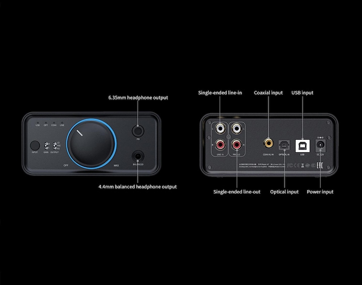 Immagine prodotto FiiO K7 (interruttore di guadagno, USB-DAC)