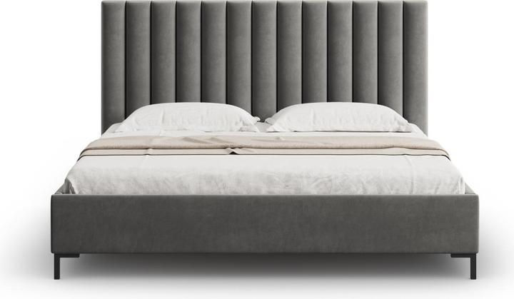Image du produit Micadoni Lit Coffre en Velours Avec Tête de Lit, "Allison", 220x170x130Fabriqué en Europe (160 x 200 cm)