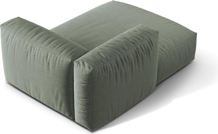 Image du produit Micadoni Chaise longue modulable gauche, "Martina", 1 Place, 176x123x75 Fabriqué en Europe (Recamière)