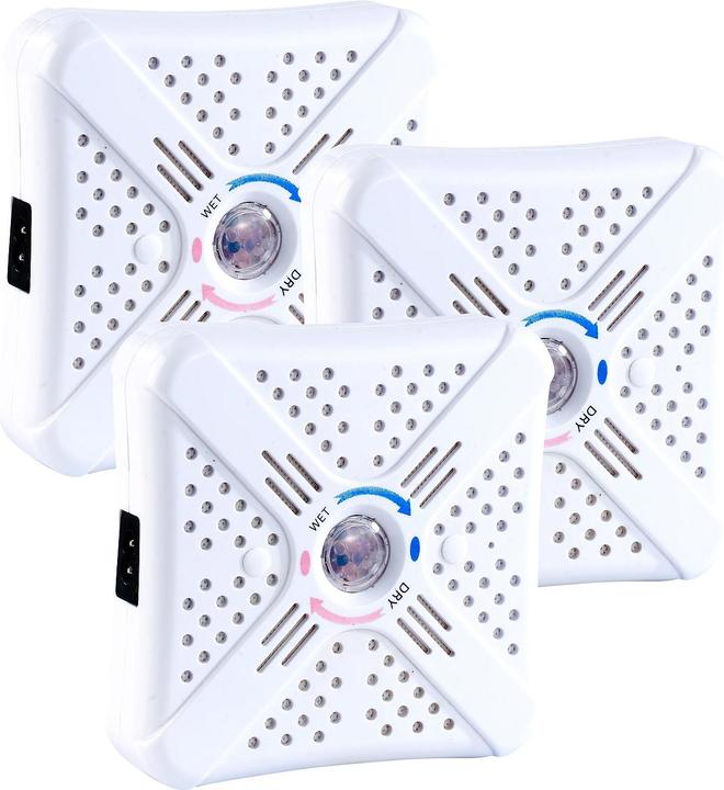 Actual product image Sichler Mobile Mini Electric Dehumidifier, Charging Function & Ionizer Set of 3